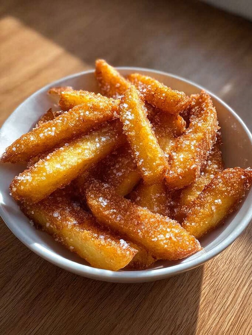 Cinnamon Sugar Apple Fries Air Fryer Style image 2