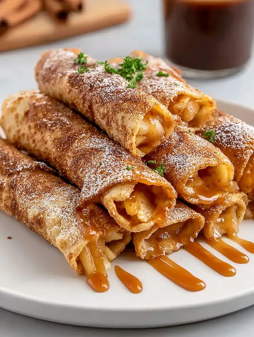 Crispy Air Fryer Apple Pie Taquitos image 2