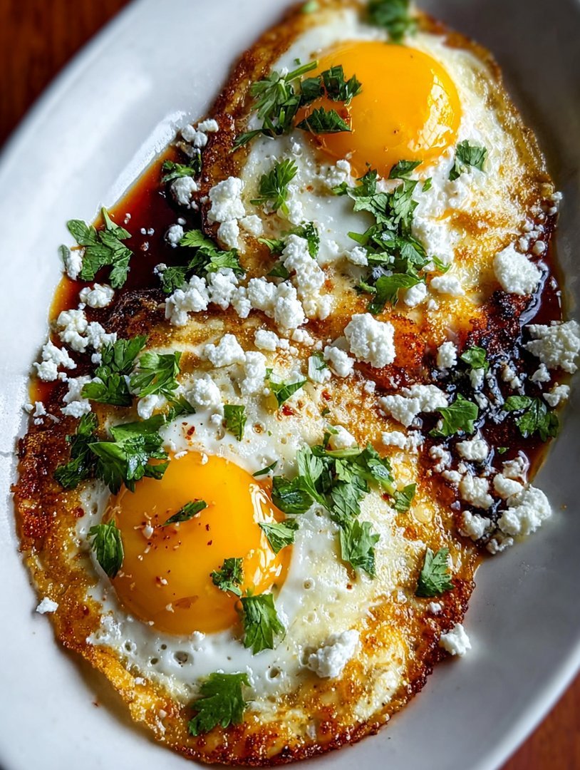 Crispy Feta Fried Eggs image 2