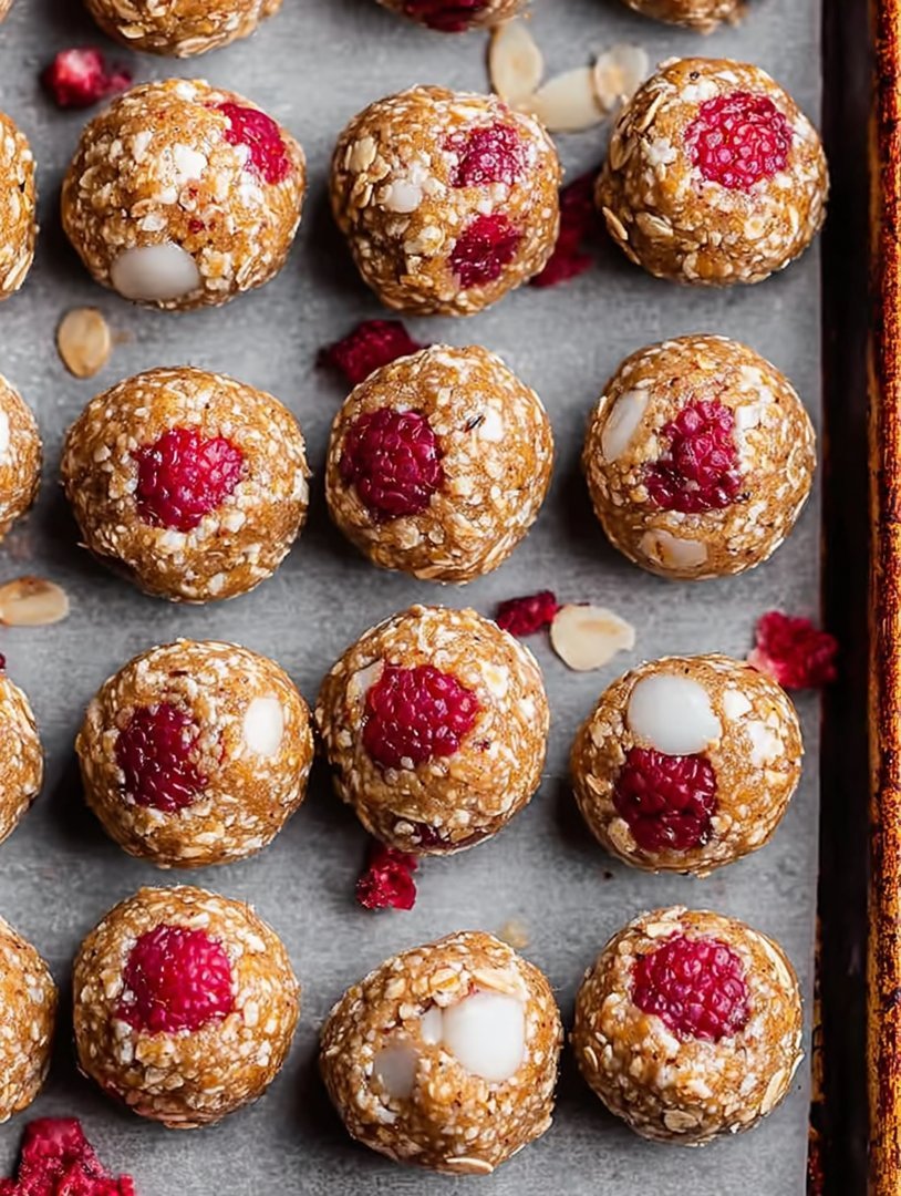 Energy-Boosting Raspberry Protein Balls image 2