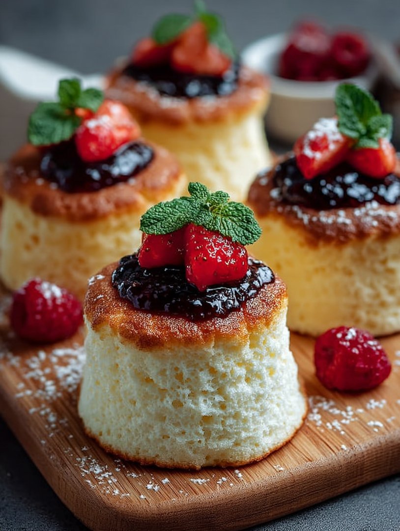 Fluffy Japanese Cotton Cheesecake Cupcakes image 2