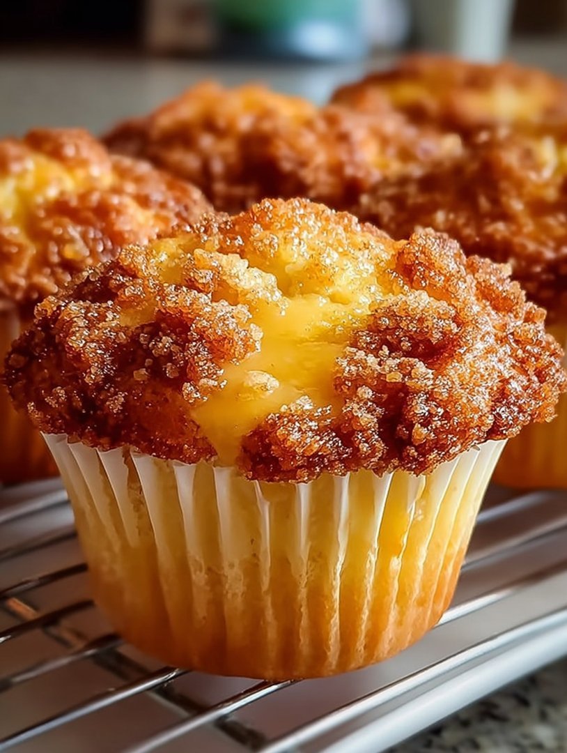 Homemade Peach Cobbler Muffins image 2