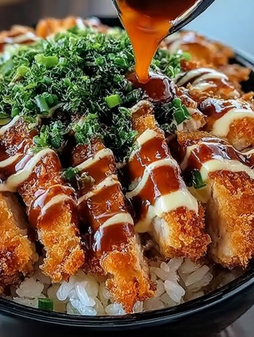 Japanese Katsu Bowl with Tonkatsu Sauce image 2