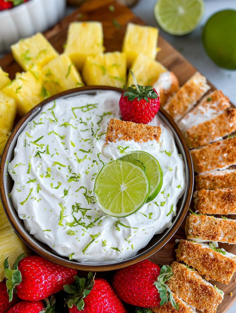 Key Lime Pie Fruit Dip image 2
